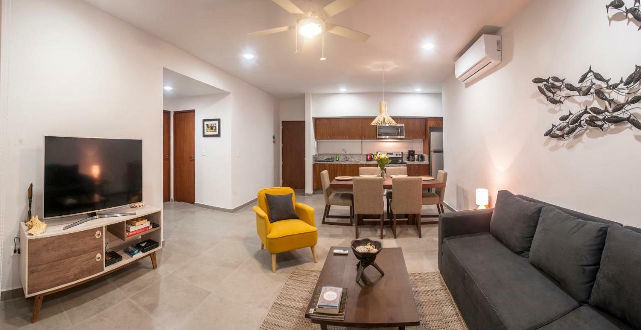 Serene modern condo, 2 BD&snorkel&200 MB WIFI Tulum Eksteriør billede